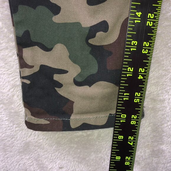 Levis Womens Jeans Size 14 502 Slim Straight Camo Classic Casual Streetwear Y2K - Picture 5 of 16